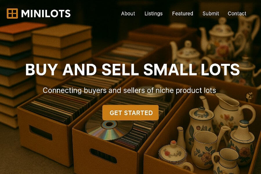 Minilots Landing Page